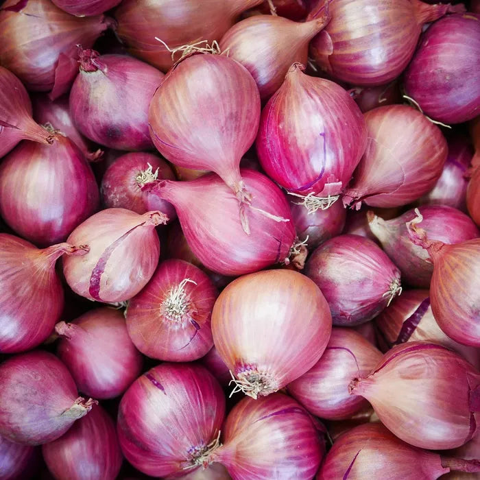 organic red onions